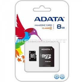 Карта памет Adata Micro SD 8GB и адаптер 